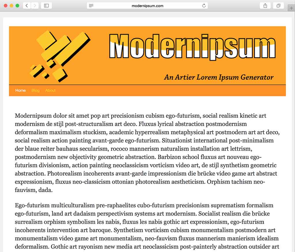 modernipsum.com